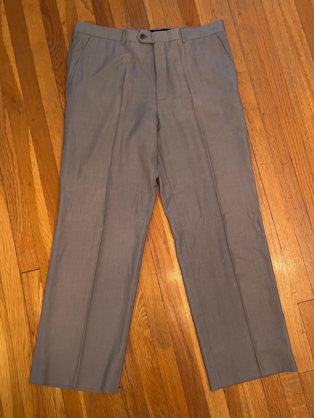 PAUL SMITH LONDON Wool-Blend Classic Tailored Straight-Leg Dress Trouser Pants